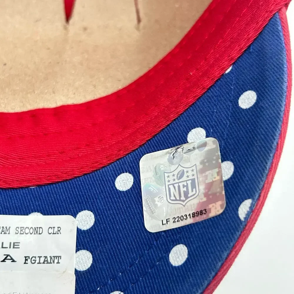 New‎ York Giants Reebook Hat Womens OS Red Rhinestone Gem Cap NFL Football NEW